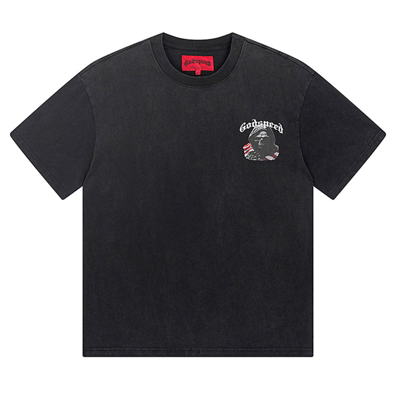 GODSPEED  Men's Black L.O.T.F Crew Neck T-Shirt