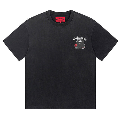 GODSPEED  Men's Black L.O.T.F Crew Neck T-Shirt